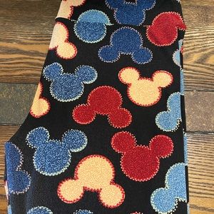 Lularoe Mickey icon leggings, TC